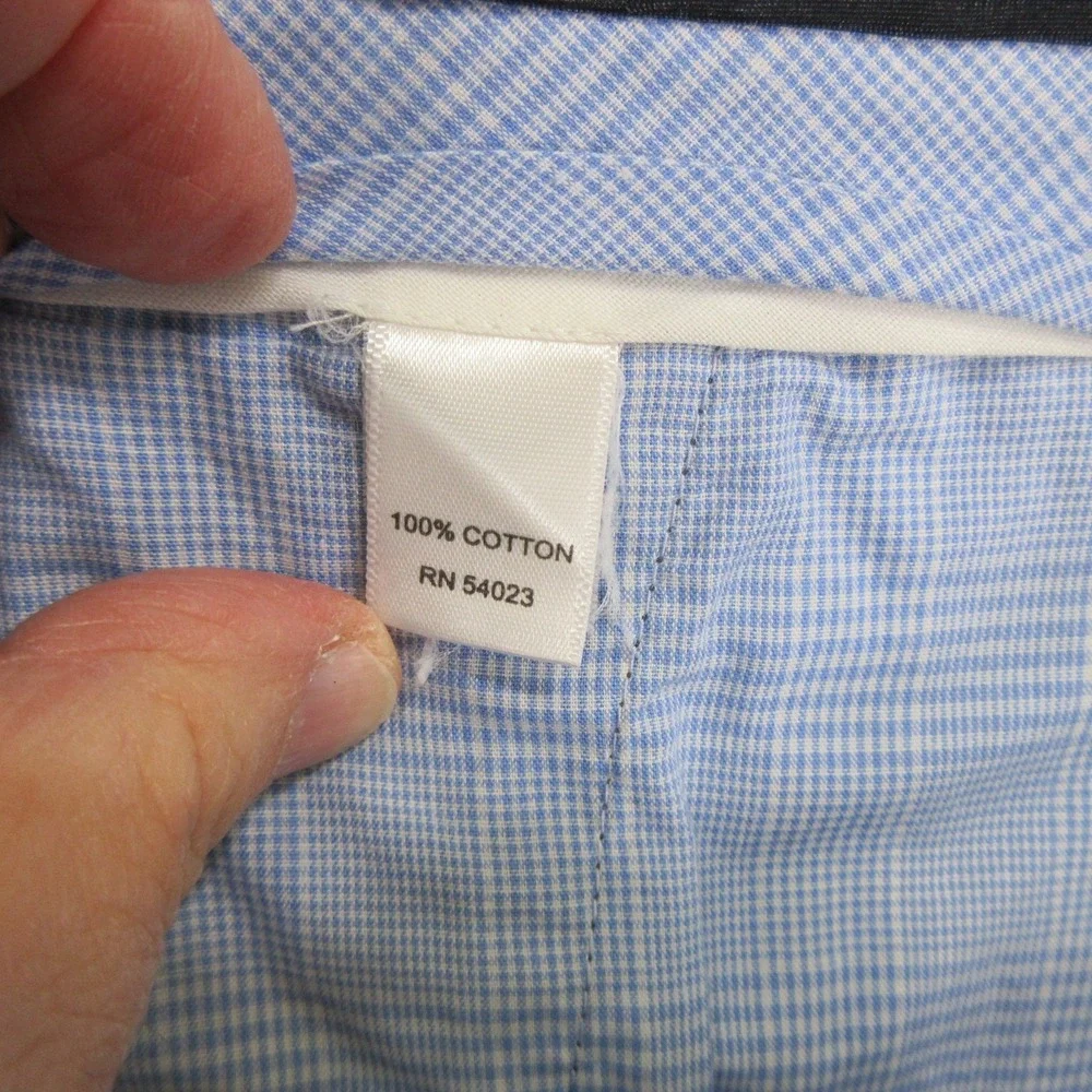 Banana Republic Men's Dress Pants 34x29 Classic Fit Gray Striped Cotton